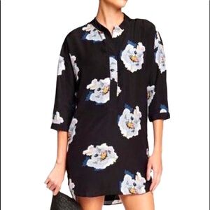 Tavik Women’s Pope Black and Gray Floral Dress. Size M  NWT